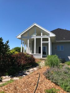 deck with roof